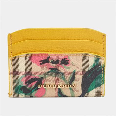 burberry izzy check & leather card case|The Burberry Check.